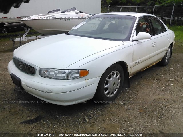 2G4WS52J3Y1343856 - 2000 BUICK CENTURY CUSTOM WHITE photo 2