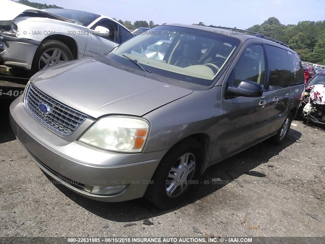 2FMZA52255BA08368 - 2005 FORD FREESTAR SEL BROWN photo 2