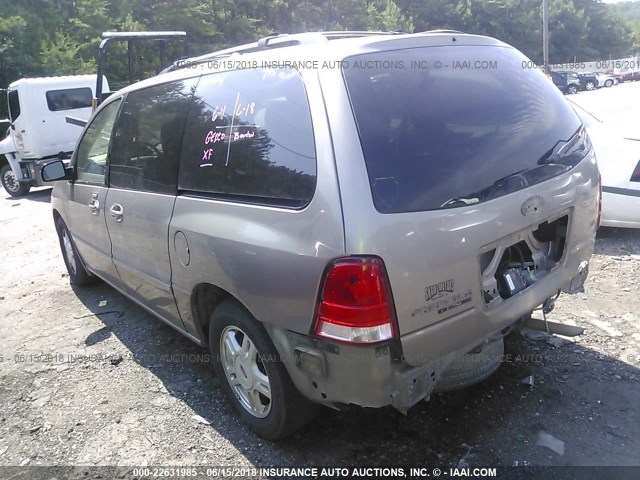 2FMZA52255BA08368 - 2005 FORD FREESTAR SEL BROWN photo 3