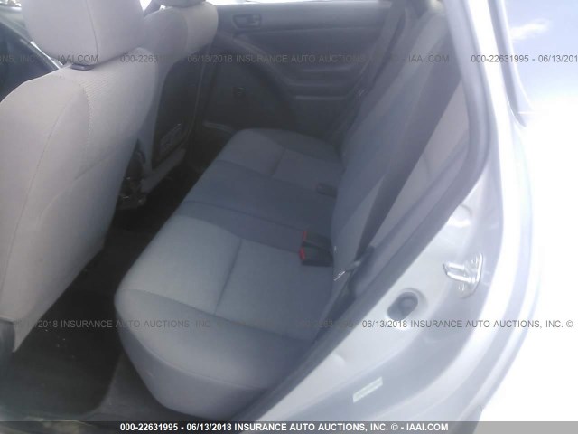 5Y2SL658X7Z418573 - 2007 PONTIAC VIBE SILVER photo 8