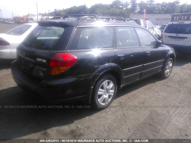 4S4BP62CX57302548 - 2005 SUBARU LEGACY OUTBACK 2.5I LIMITED GRAY photo 4