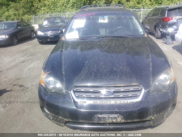 4S4BP62CX57302548 - 2005 SUBARU LEGACY OUTBACK 2.5I LIMITED GRAY photo 6