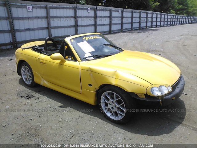 JM1NB353020228829 - 2002 MAZDA MX-5 MIATA LS YELLOW photo 1