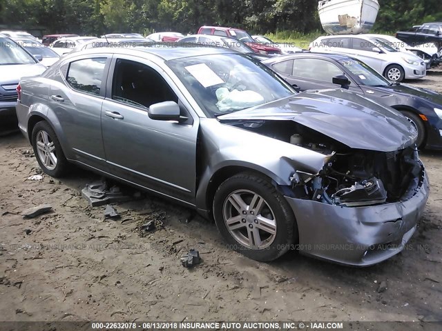 1C3CDZCG5DN663429 - 2013 DODGE AVENGER SXT GRAY photo 1