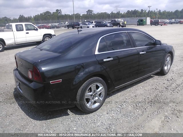 1G1ZC5EB8AF110422 - 2010 CHEVROLET MALIBU 1LT 黑色 照片 4