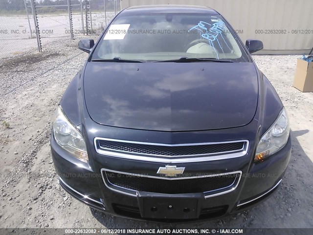1G1ZC5EB8AF110422 - 2010 CHEVROLET MALIBU 1LT 黑色 照片 6