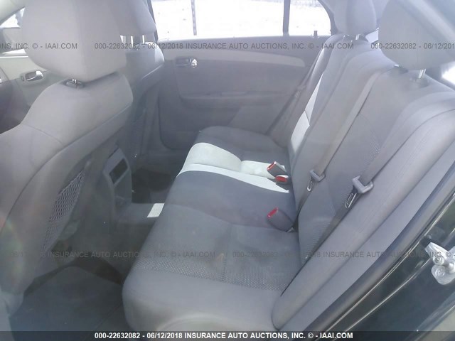 1G1ZC5EB8AF110422 - 2010 CHEVROLET MALIBU 1LT 黑色 照片 8