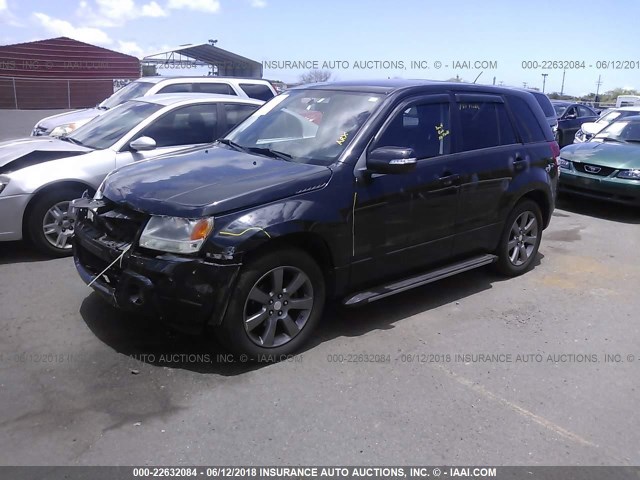 JS3TE0D30C4100116 - 2012 SUZUKI GRAND VITARA SE BLACK photo 2