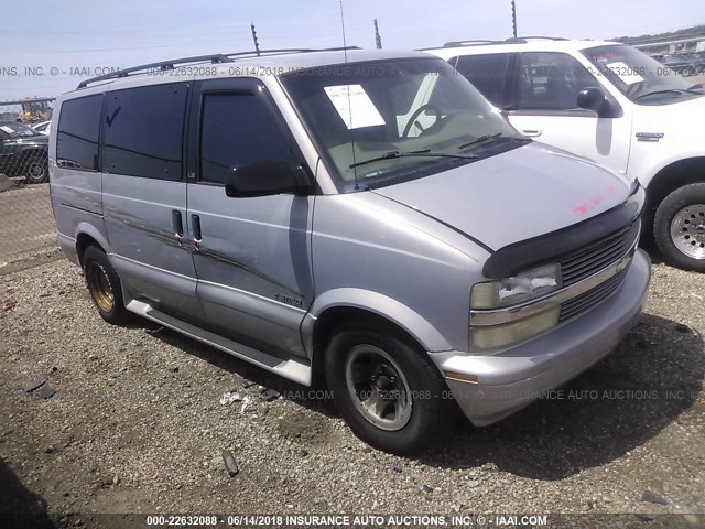 1GNDM19W9YB100804 - 2000 CHEVROLET ASTRO SILVER photo 1