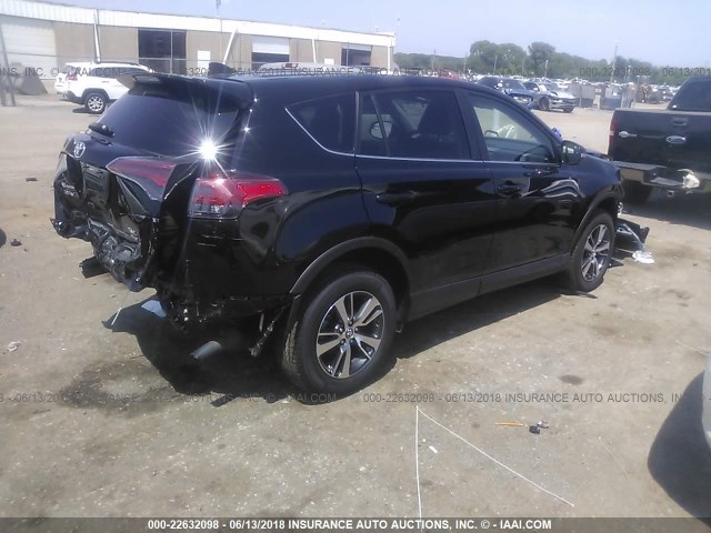 2T3RFREV9JW708856 - 2018 TOYOTA RAV4 ADVENTURE/XLE BLACK photo 4