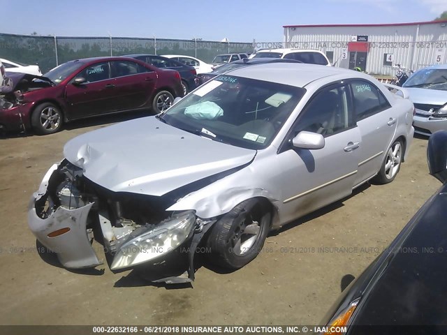 1YVFP80D445N28358 - 2004 MAZDA 6 S GRAY photo 2