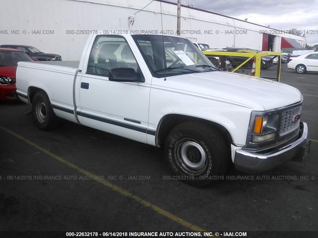 1GTEC14W8TZ514504 - 1996 GMC SIERRA C1500 WHITE photo 1