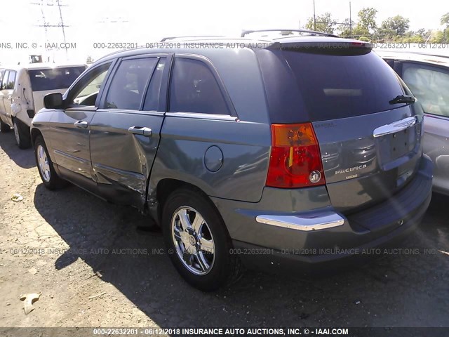 2A8GF68416R890135 - 2006 CHRYSLER PACIFICA TOURING GRAY photo 3