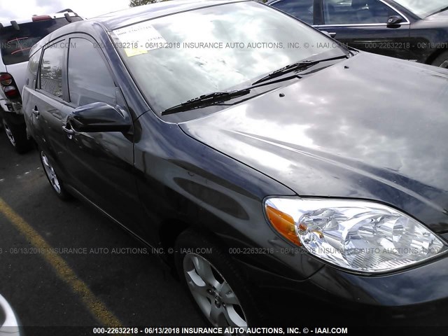 2T1KR32E55C325409 - 2005 TOYOTA COROLLA MATRIX XR BLACK photo 1