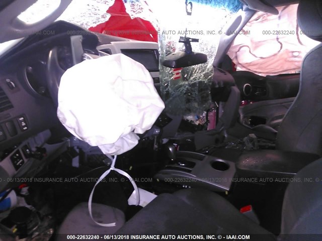 5TFJU4GN5CX026042 - 2012 TOYOTA TACOMA DOUBLE CAB PRERUNNER BURGUNDY photo 5