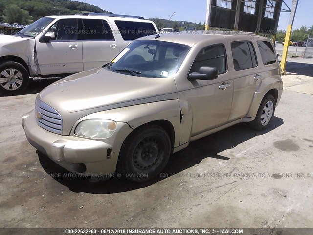 3GNDA13DX7S571380 - 2007 CHEVROLET HHR LS GOLD photo 2