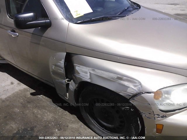 3GNDA13DX7S571380 - 2007 CHEVROLET HHR LS GOLD photo 6