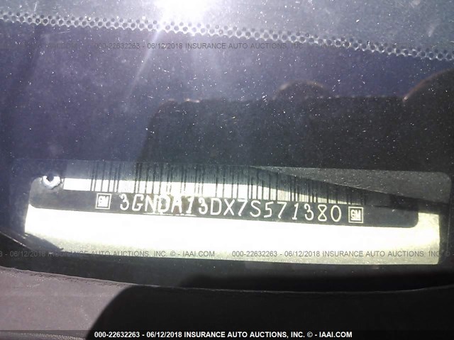 3GNDA13DX7S571380 - 2007 CHEVROLET HHR LS GOLD photo 9