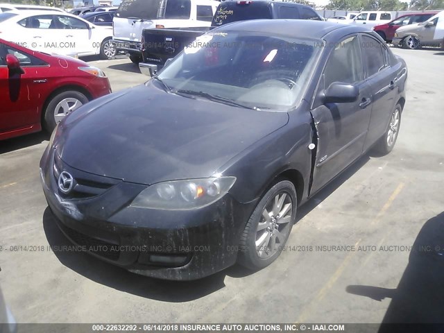 JM1BK124371635470 - 2007 MAZDA 3 S BLACK photo 2