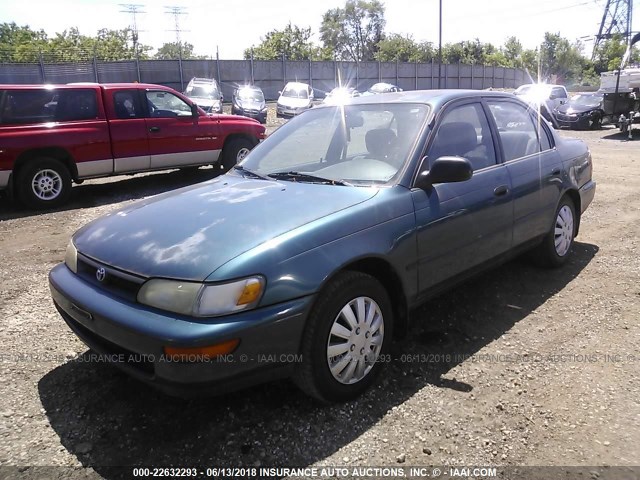 1NXAE09E7PZ020524 - 1993 TOYOTA COROLLA LE/DX BLUE photo 2