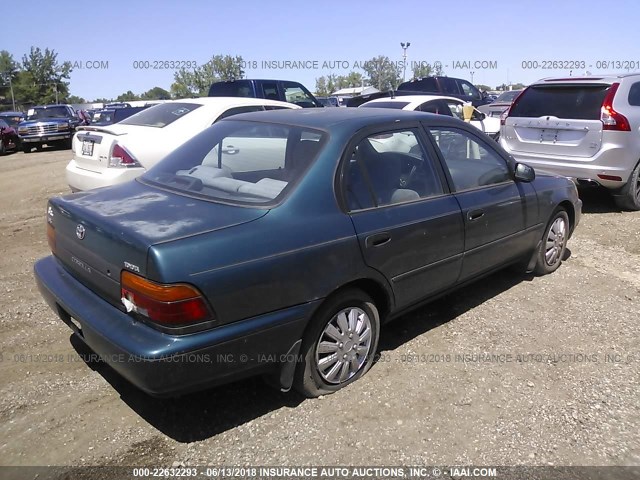 1NXAE09E7PZ020524 - 1993 TOYOTA COROLLA LE/DX BLUE photo 4