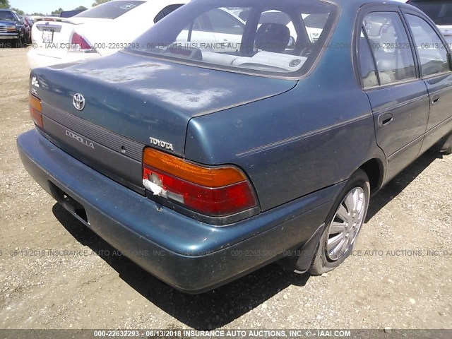 1NXAE09E7PZ020524 - 1993 TOYOTA COROLLA LE/DX BLUE photo 6