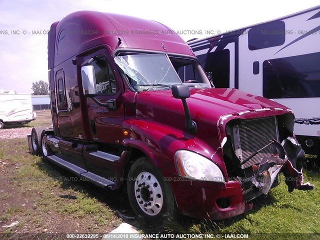 1FUJGLDR8BSBD5865 - 2011 FREIGHTLINER CASCADIA 125  MAROON photo 1