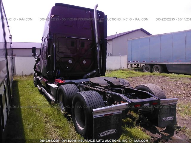 1FUJGLDR8BSBD5865 - 2011 FREIGHTLINER CASCADIA 125  MAROON photo 3