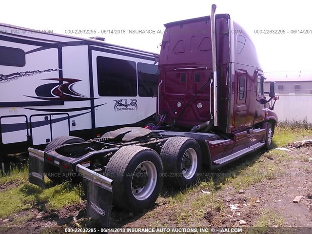 1FUJGLDR8BSBD5865 - 2011 FREIGHTLINER CASCADIA 125  MAROON photo 4