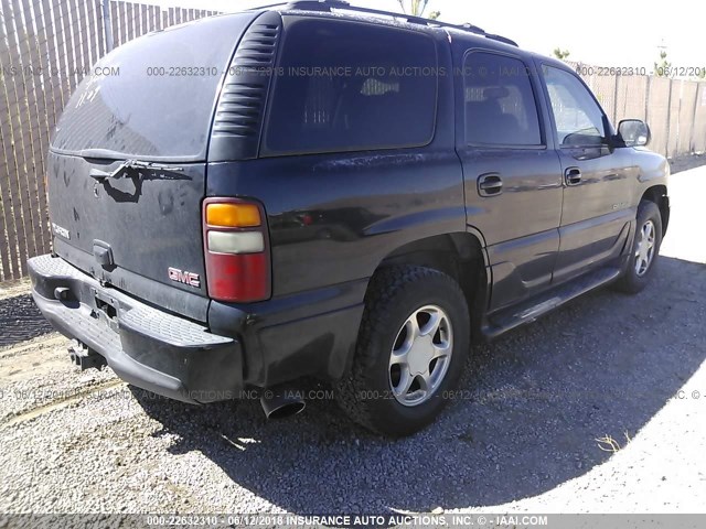 1GKEK63U42J237299 - 2002 GMC DENALI BLACK photo 4