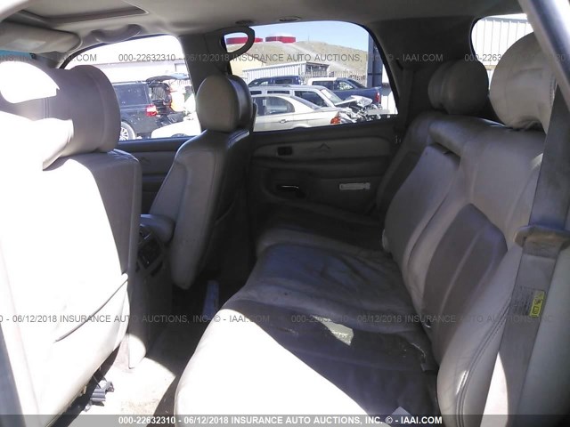 1GKEK63U42J237299 - 2002 GMC DENALI BLACK photo 8