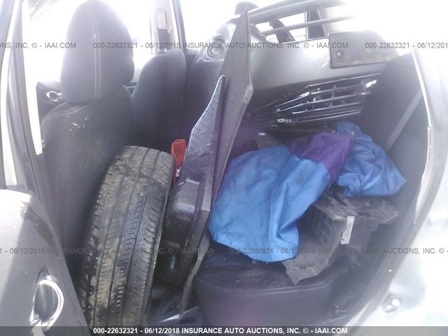 3N1CE2CP4FL357022 - 2015 NISSAN VERSA NOTE S/S PLUS/SV/SL/SR GRAY photo 8