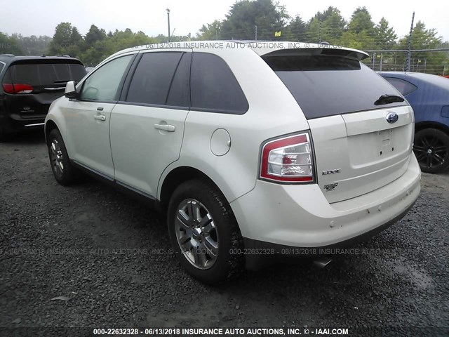 2FMDK49C17BB67603 - 2007 FORD EDGE SEL PLUS CREAM photo 3