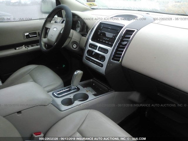 2FMDK49C17BB67603 - 2007 FORD EDGE SEL PLUS CREAM photo 5