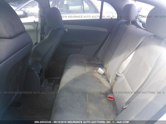 1G1ZA5EU2BF193936 - 2011 CHEVROLET MALIBU LS WHITE photo 8