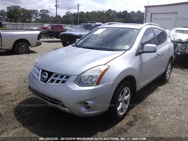 JN8AS5MT0BW153305 - 2011 NISSAN ROGUE S/SV/KROM SILVER photo 2