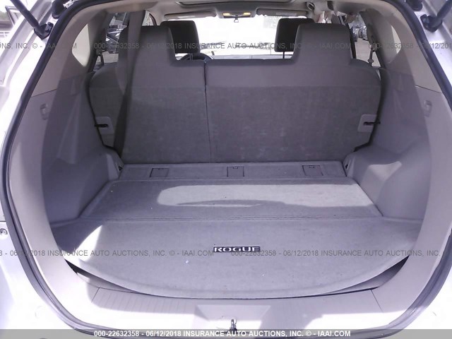 JN8AS5MT0BW153305 - 2011 NISSAN ROGUE S/SV/KROM SILVER photo 8