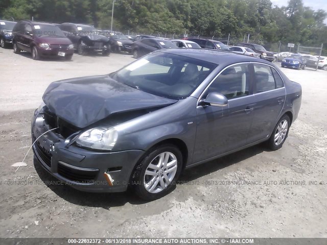 3VWEF71K07M189203 - 2007 VOLKSWAGEN JETTA WOLFSBURG GRAY photo 2