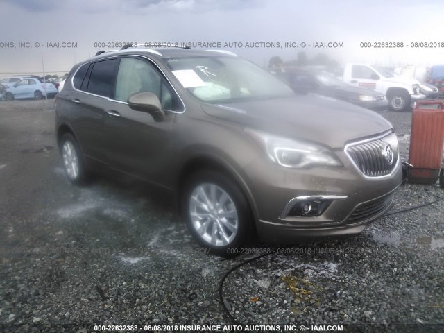 LRBFXBSA8HD008275 - 2017 BUICK ENVISION ESSENCE Շագանակագույն լուսանկար 1