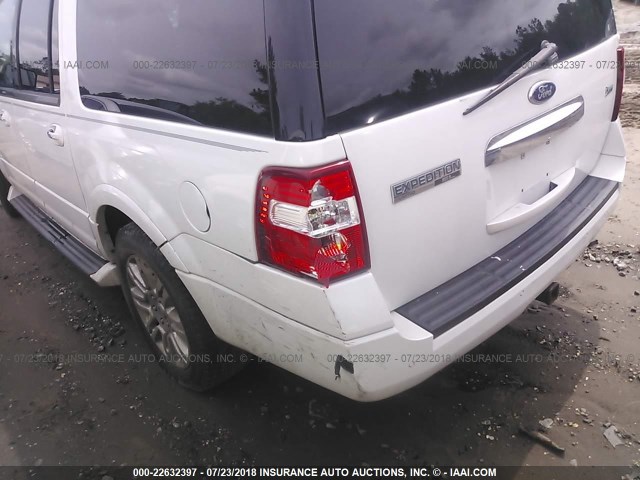 1FMJK1K58BEF09901 - 2011 FORD EXPEDITION EL LIMITED WHITE photo 3