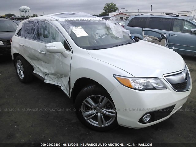 5J8TB4H58FL031391 - 2015 ACURA RDX TECHNOLOGY WHITE photo 1