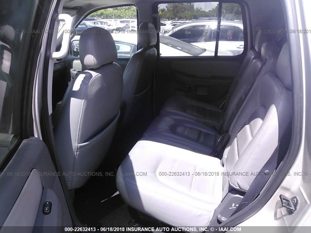 1FMZU63K55UB57031 - 2005 FORD EXPLORER XLT/XLT SPORT/NBX 银色 照片 8
