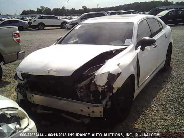 JTHCL5EF8F5023535 - 2015 LEXUS LS 460 WHITE photo 1