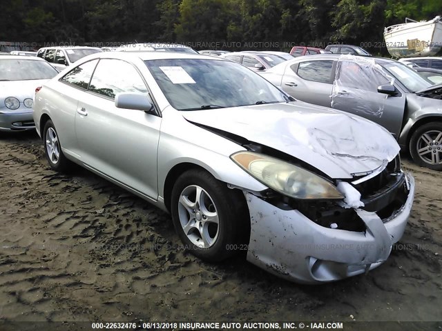 4T1CE38P34U871034 - 2004 TOYOTA CAMRY SOLARA SE/SLE SILVER photo 1