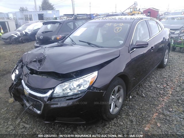 1G11C5SL4FF153835 - 2015 CHEVROLET MALIBU 1LT 勃艮第红 照片 2