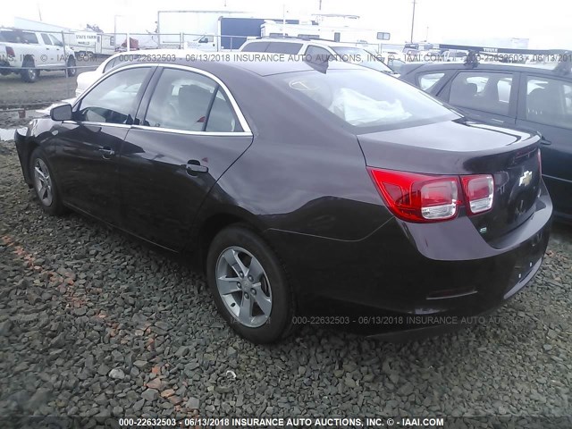 1G11C5SL4FF153835 - 2015 CHEVROLET MALIBU 1LT 勃艮第红 照片 3