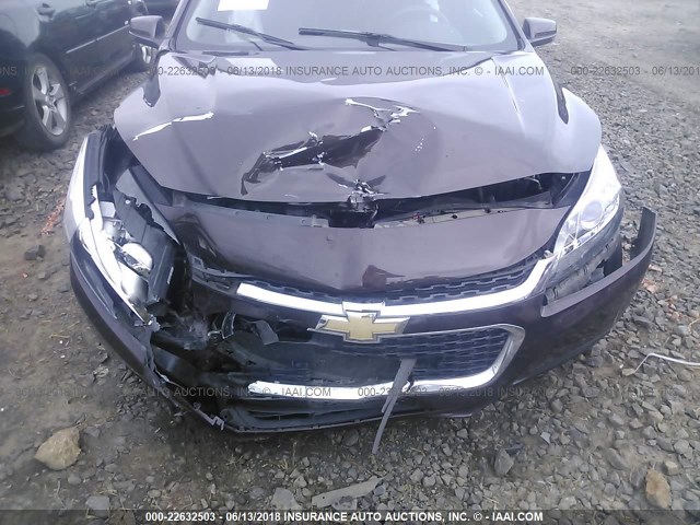 1G11C5SL4FF153835 - 2015 CHEVROLET MALIBU 1LT 勃艮第红 照片 6