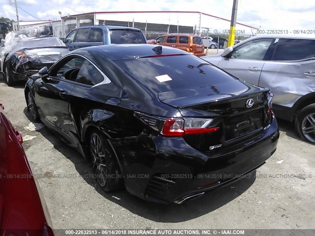 JTHHE5BC7F5002301 - 2015 LEXUS RC 350 BLACK photo 3