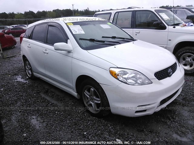 2T1KR32E63C055913 - 2003 TOYOTA COROLLA MATRIX XR WHITE photo 1