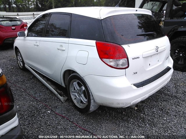 2T1KR32E63C055913 - 2003 TOYOTA COROLLA MATRIX XR WHITE photo 3
